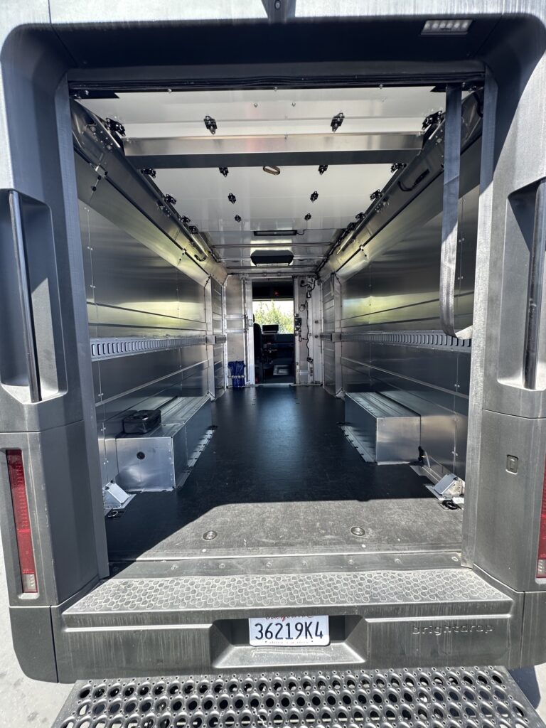 BrightDrop exterior view supporting prototype transport