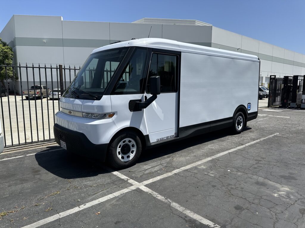 BrightDrop logistics view for equipment movement