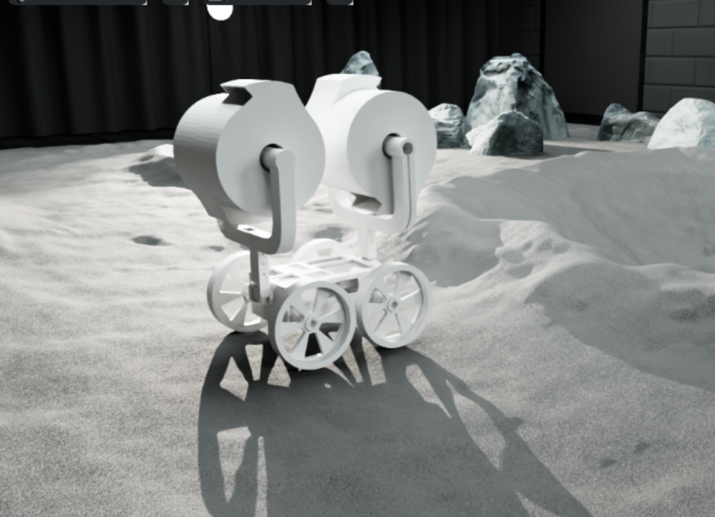 CARVE concept shown in Isaac Sim for surface-operations planning