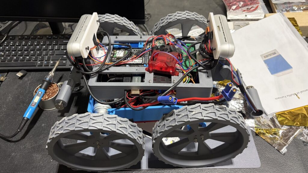 CARVE robotics simulation view for lunar surface operations