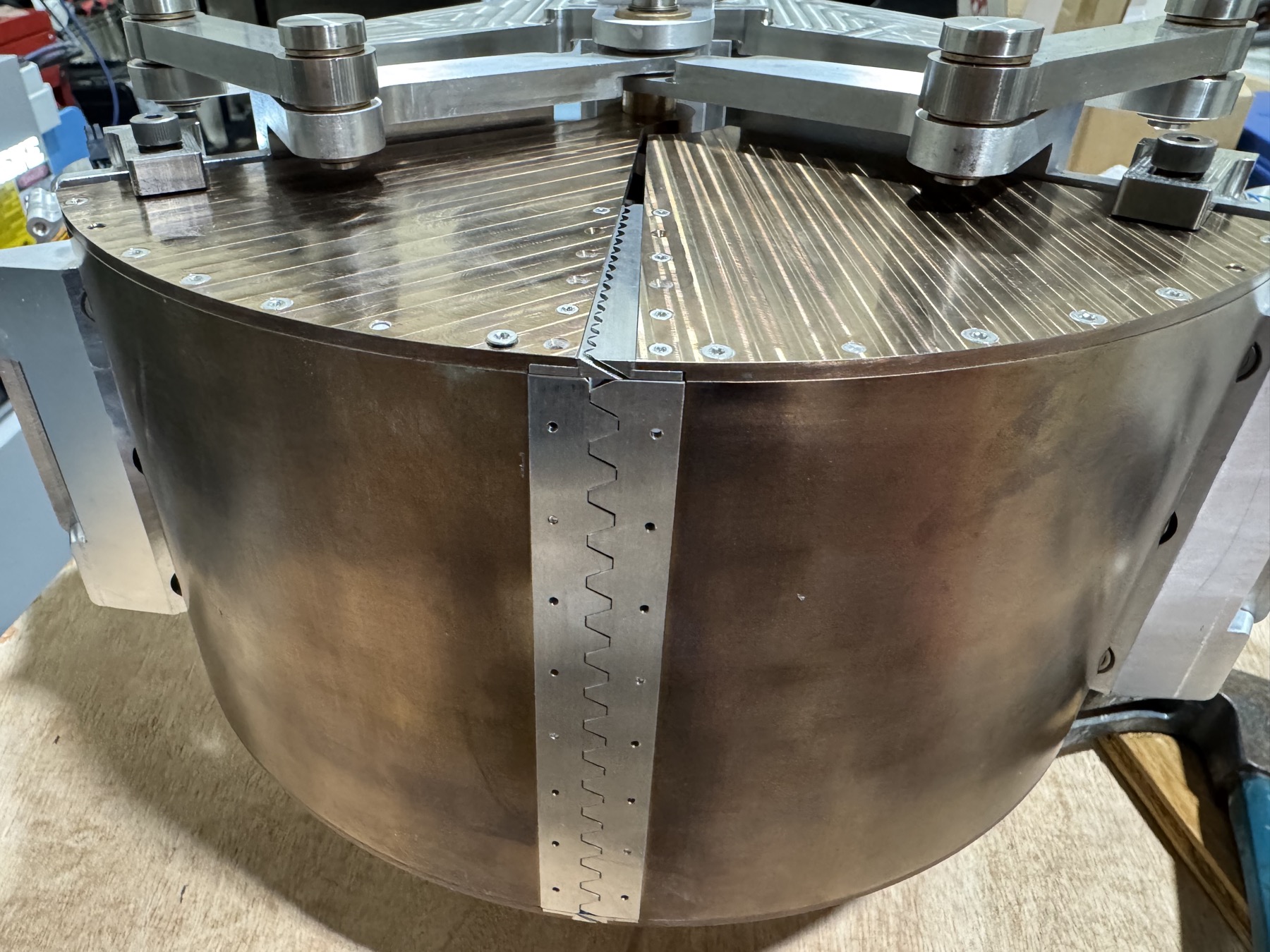PERDEX excavation hardware detail after successful build and testing