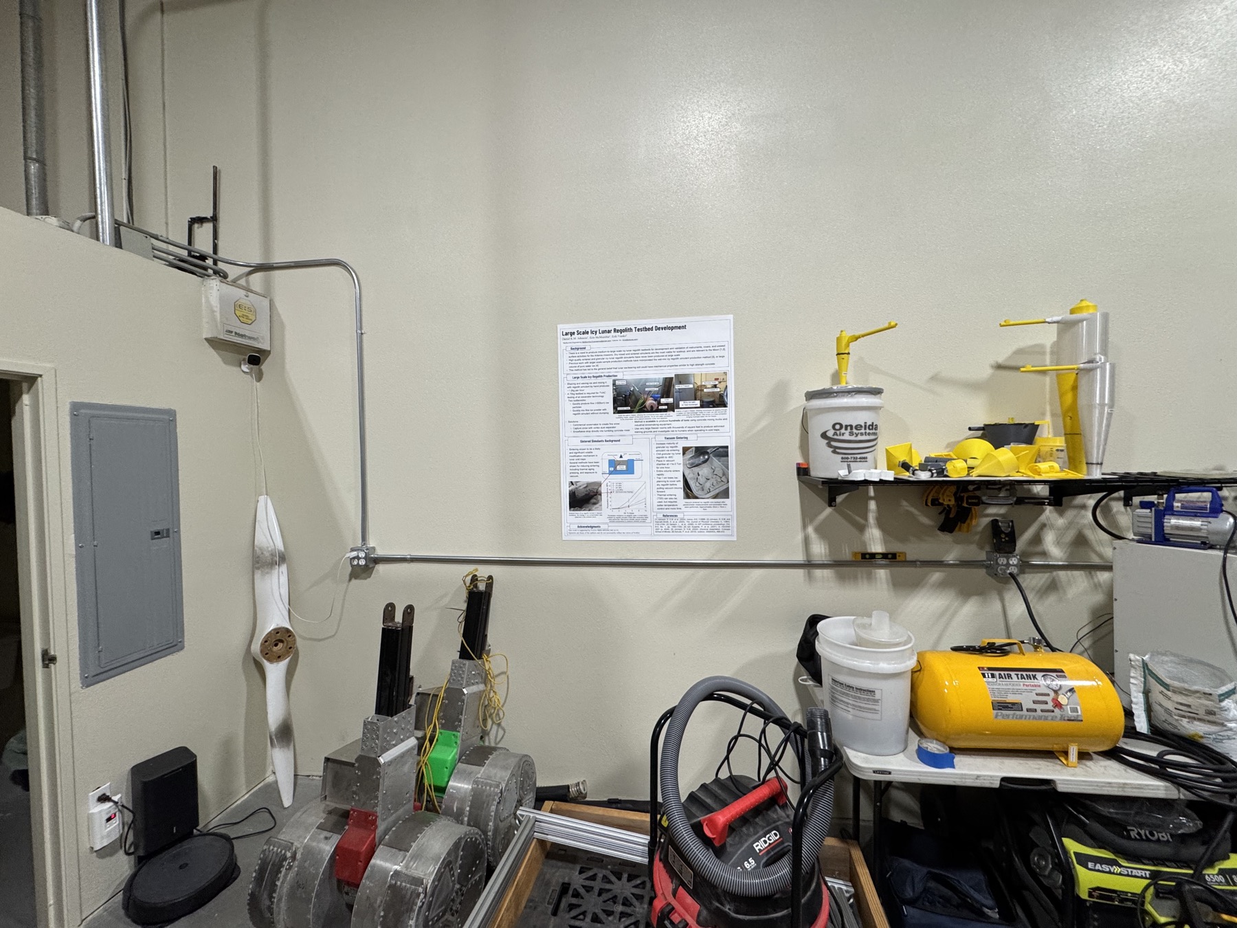 Cislune shop floor alternate view for build and integration work